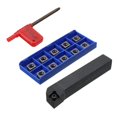 thumbnail image 3 of figatia Support d'Outils de Tour Barre Ennuyeuse + Inserts en Carbure + Clé CNC Tour Tour, 3 of 7