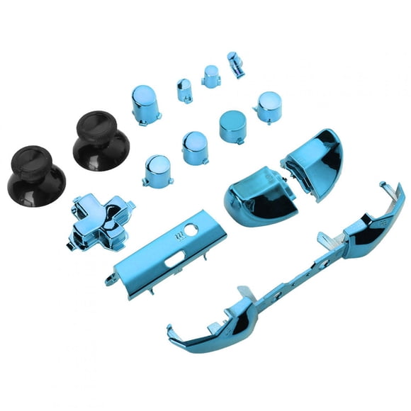 AdhoreCA Kit de Remplacement de Boutons pour Manette Xbox One Slim Rouge Bleu ABS