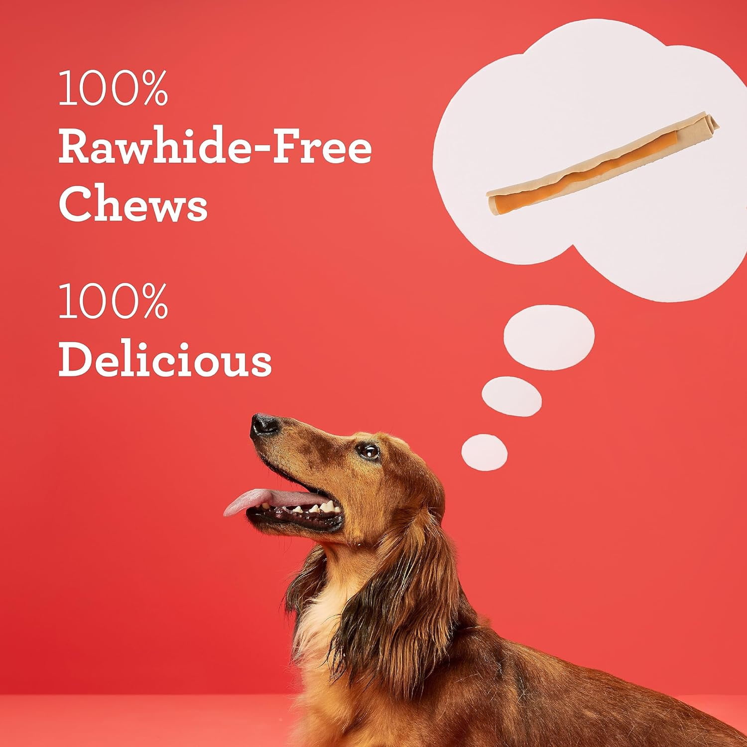 DreamBone DreamSticks Made with Real Sweet Potato, Rawhide-Free Chews for Dogs, 10 Count