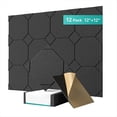 thumbnail image 1 of Paquete de 12 Paneles Acústicos Autoadhesivos, Paneles de Pared Insonorizados, Paneles Insonorizados para Puertas, Techos y Oficinas en Casa A, 1 of 7