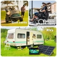 thumbnail image 6 of 2Pcs 12V 50Ah LiFePO4 Battery 640wh Lithium Iron Phosphate 12v Battery for Boat Marine Trolling Motor Camping, 6 of 7