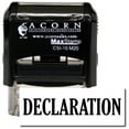 thumbnail image 1 of Self-Inking Declaration Stamp with Blue Ink, 1 of 4