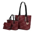 thumbnail image 3 of MKF Collection Aylet Tote Bag with Mini Handbag and Wristlet Pouch 3 Pieces Set by Mia K., 3 of 9