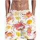 thumbnail image 2 of Puntoco Pantalones Cortos Con Estampado Hawaiano Para Hombre, Pantalones Cortos Con Bolsillo Y Cordón, Color M, 2 of 5