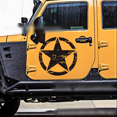 thumbnail image 3 of HENGFAYCar Stickers Five-Pointed Stars Battle Damage Reflective Decoration For Door Engine Hood Prado  Tacoma Pick-up Trunks, 3 of 6