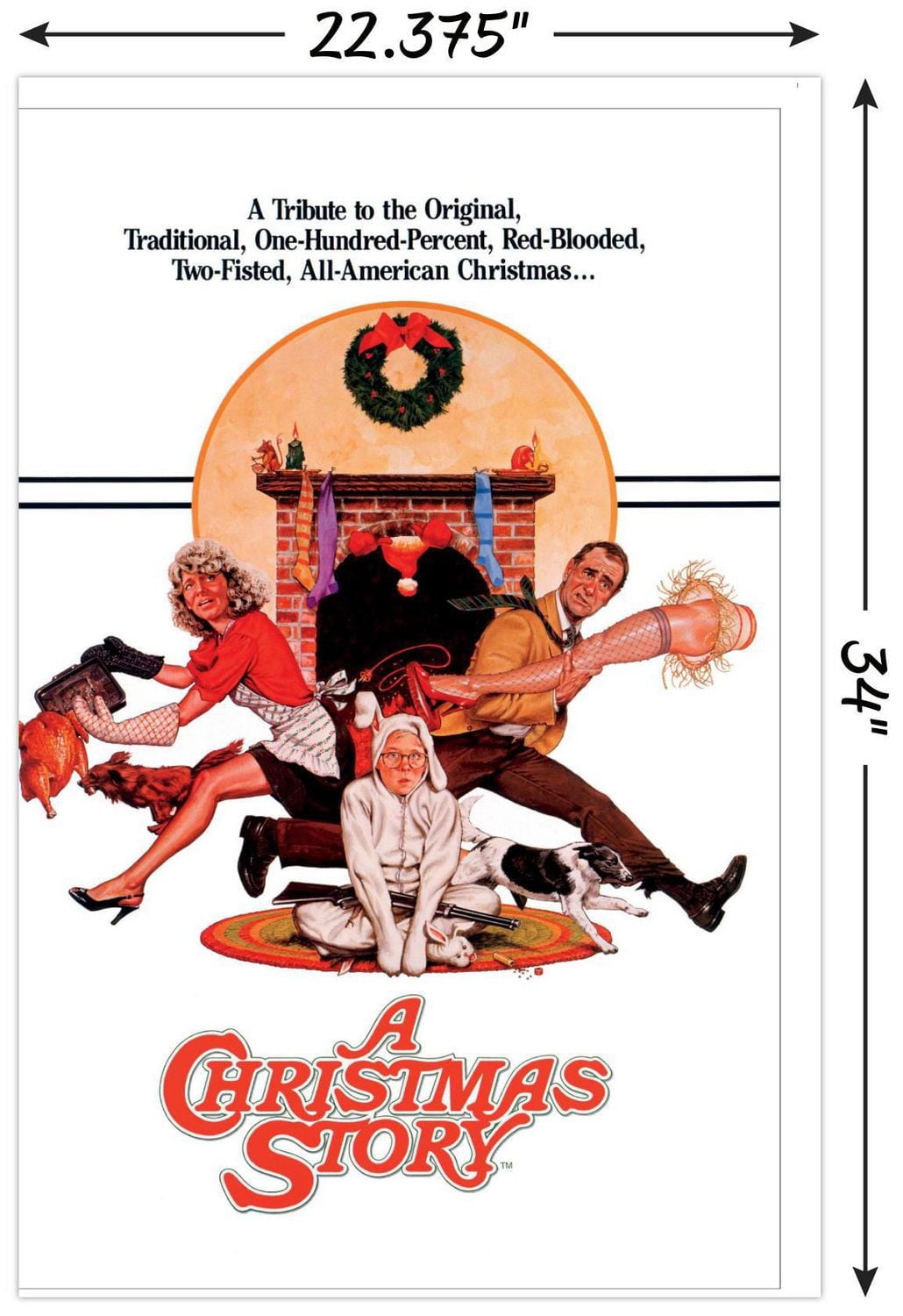 A Christmas Story - One Sheet Wall Poster, 22.375" x 34"