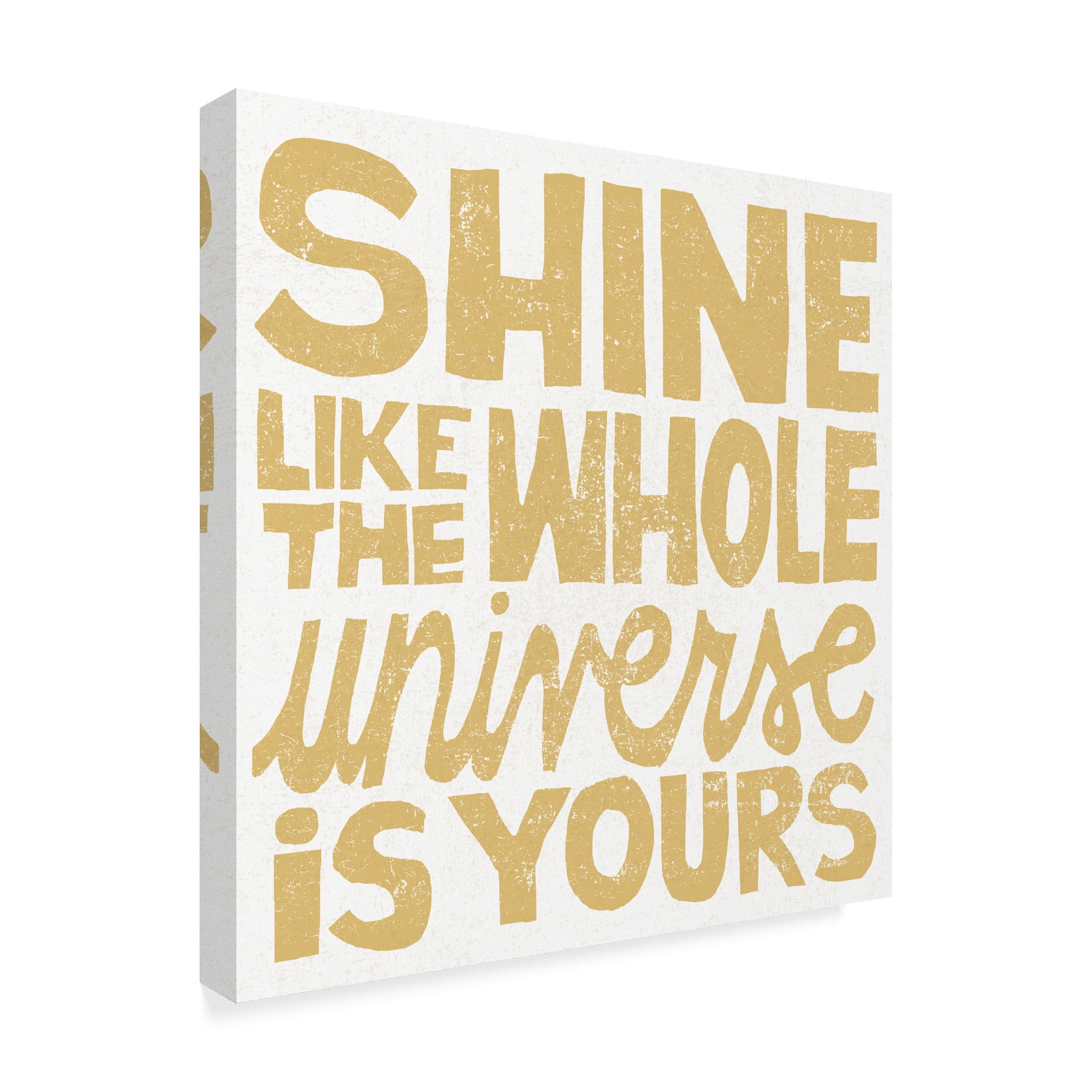 Trademark Fine Art 'Shine Like the Whole Universe' Canvas Art by Michael Mullan