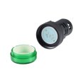 thumbnail image 3 of 10Pcs AC / DC 24V Luces indicadoras, LED verde, montaje en panel al ras 7/8 "22 mm Unique Bargains direccionales, 3 of 7
