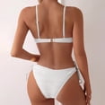 thumbnail image 5 of Cute Swimsuits for Women 2 Piece High Cut Swimwear Bow Tie Triangle Bikini Top String Micro Bikini Sets Bathing Suits, 5 of 7