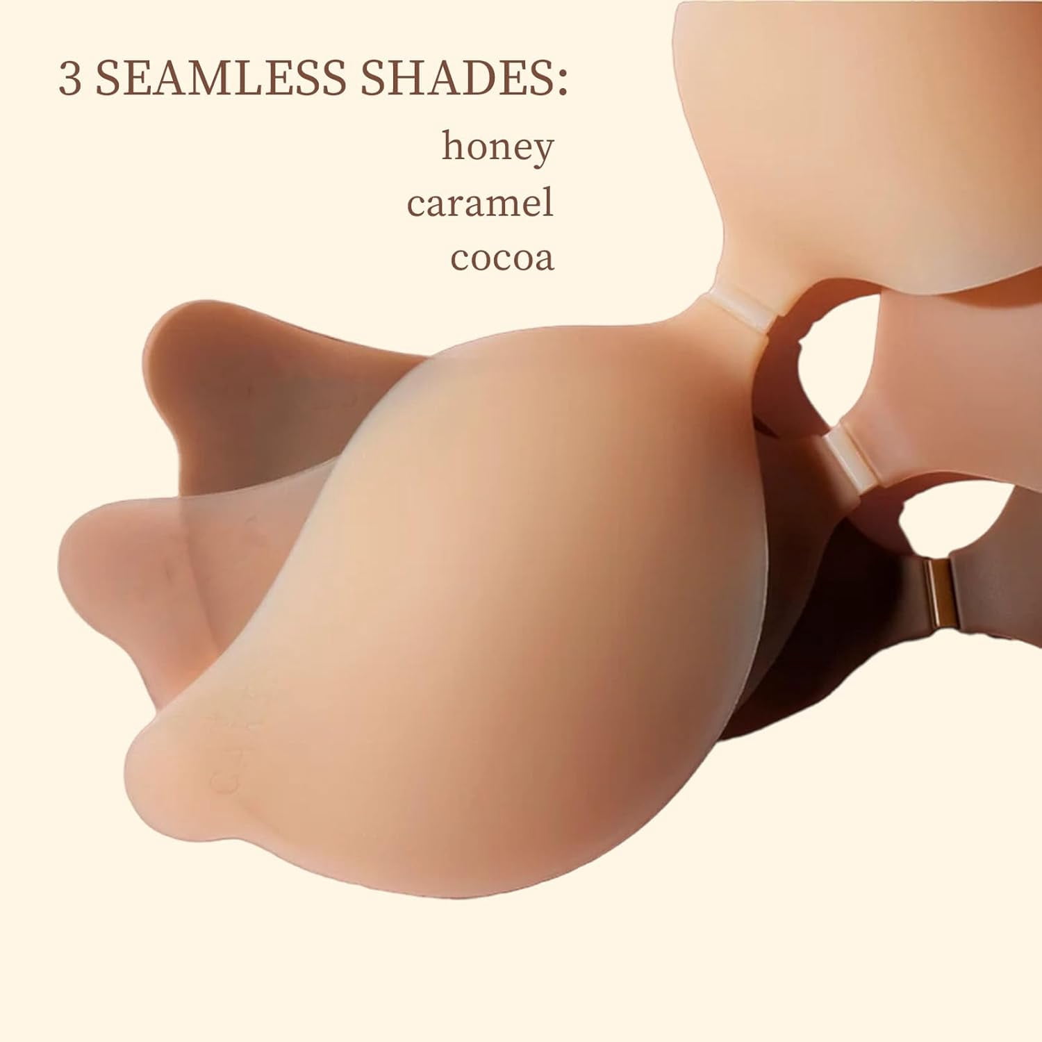 Cakes Cleavage Bra, Cakes Sticky Bra, Invisible Strapless Backless Push Up Self Adhesive Body Bras, Strapless Silicone Bra for Women, Push Up Sticky Bras