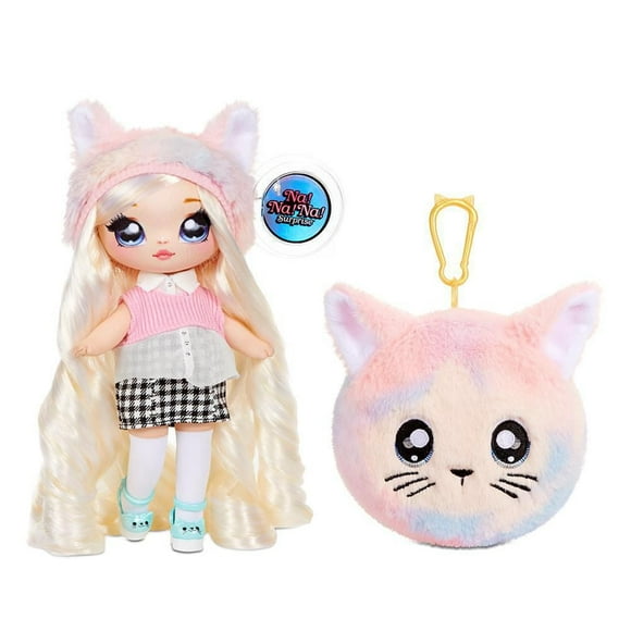 Na Na Na Surprise 2-in-1 Fashion Doll and Plush Purse Series 4 – Paula Purrfect