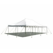 Party Tents Direct Weekender Outdoor Canopy Pole Tent, White, 20 ft x 30 ft