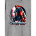 thumbnail image 5 of Captain America, Mens Graphic Print Short Sleeve Tee, Standing Captain, Sizes XS-3XL, 5 of 6