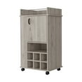 thumbnail image 2 of Mobile Bar Cart with 6 Wine Racks - Great for Wine Collection Display, 2 of 3