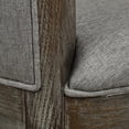 thumbnail image 4 of Henry 27” Armless Swivel Counter Height Bar Stool,Heathered Grey Linen,Gray Linen Furniture Dining Seating for Dining, 4 of 13