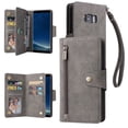 thumbnail image 1 of Case for Samsung Galaxy S8 Magnetic Leather Zipper Wallet Cover Card Holder, 1 of 5