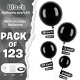 thumbnail image 2 of Balloon Arch Kit de globos negros Togvu, 123 paquetes con guirnalda, 2 of 7