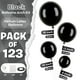 thumbnail image 2 of Balloon Arch Kit de globos negros Togvu, 123 paquetes con guirnalda, 2 of 7