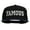 Black Purple, variant on Famous Embroidered Two Tone Snapback Cap - Black Silver OSFM