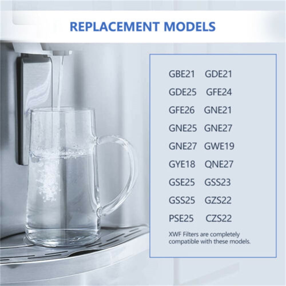 Replacement XWF Refrigerator Water Filter, Not Fit XWFE-(1Pack)