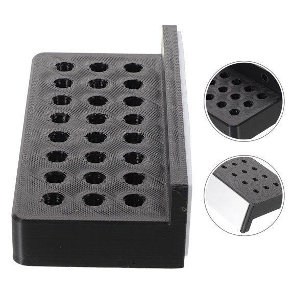 TEHAUX 1Set Black Petg Arrow Display Holder Wall Mounted for Indoor Use