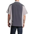 thumbnail image 2 of G-Style USA Men's Two Tone Retro Button Down Bowling Shirts, 2 of 6