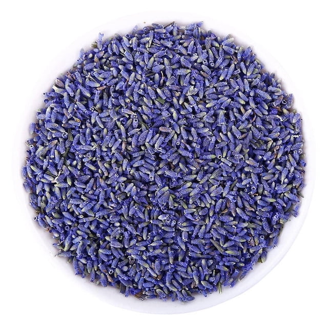 Brotes De Lavanda Secos Flores Secas De Lavanda Natural (7 Oz/200 G) Para Bodas, Fiestas, Guardarropas, Cajones, Bolsitas, Velas, Fabricación De Jabón, Proyectos De Bricolaje