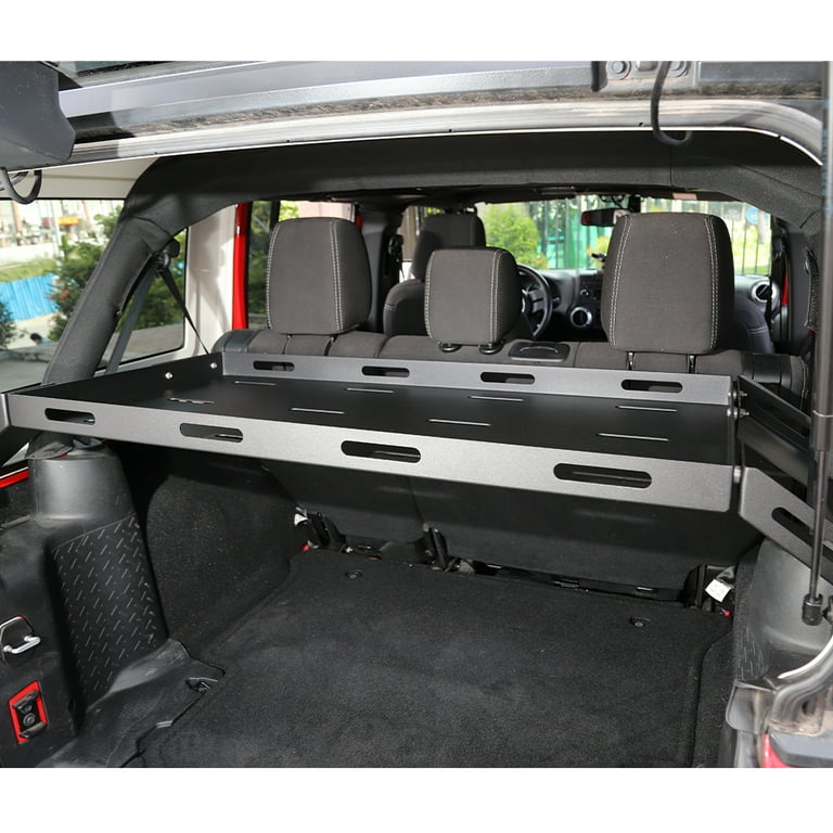 CheroCar Rear Trunk Cargo Basket Rack Metal Luggage Storage