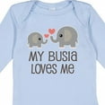 thumbnail image 4 of Inktastic My Busia Loves Me Childs Boys or Girls Long Sleeve Baby Bodysuit, 4 of 5