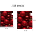 thumbnail image 3 of GZHJMY Magnetic Mailbox Covers Red Christmas Baubles Mailbox Stickers MailWraps Post Cover 20.7x18.03 inch Home Decor, 3 of 5