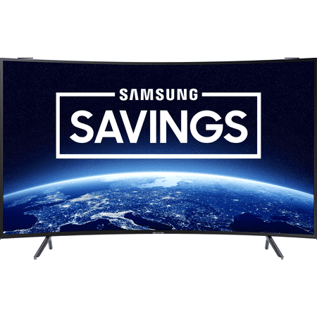 SAMSUNG 55" Class 4K Ultra HD (2160P) HDR Smart LED Curved TV UN55RU7300 (2019 Model)