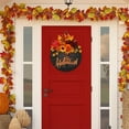 thumbnail image 7 of sruoe Halloween Decor, Halloween Decoration Indoor, Artificial Wreaths, Halloween Decoration Outdoor, Halloween Decoration, Halloween Wreaths for Front Door, Artificial Autumns Wreath Decorations, 7 of 7