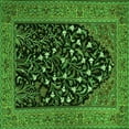 thumbnail image 1 of Ahgly Company Indoor Square Animal Green Traditional Area Rugs, 6' Square, 1 of 1