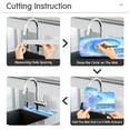thumbnail image 5 of Blue Waves Quick Dry Silicone Algae Faucet Pad 14.7x5.4in 2 Pack Absorbent Mat for Kitchen Sink, Bathroom Countertop, 5 of 10