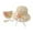 Beige, variant on Kids Sun Hat Tea Party Garden Party Hats Easter Summer Straw Hat Bag Set Woven Wide Brim Sun Beach Hats With Shoulder Bag Outdoor Outfit Set for Girls Kids