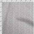 thumbnail image 3 of Soimoi Llama Alpaca Printed, Japan Crepe SatinFabric, by The Yard 54 Inch Wide, Decorative Sewing Fabric for Dresses Kimonos Gowns, Gray, 3 of 5