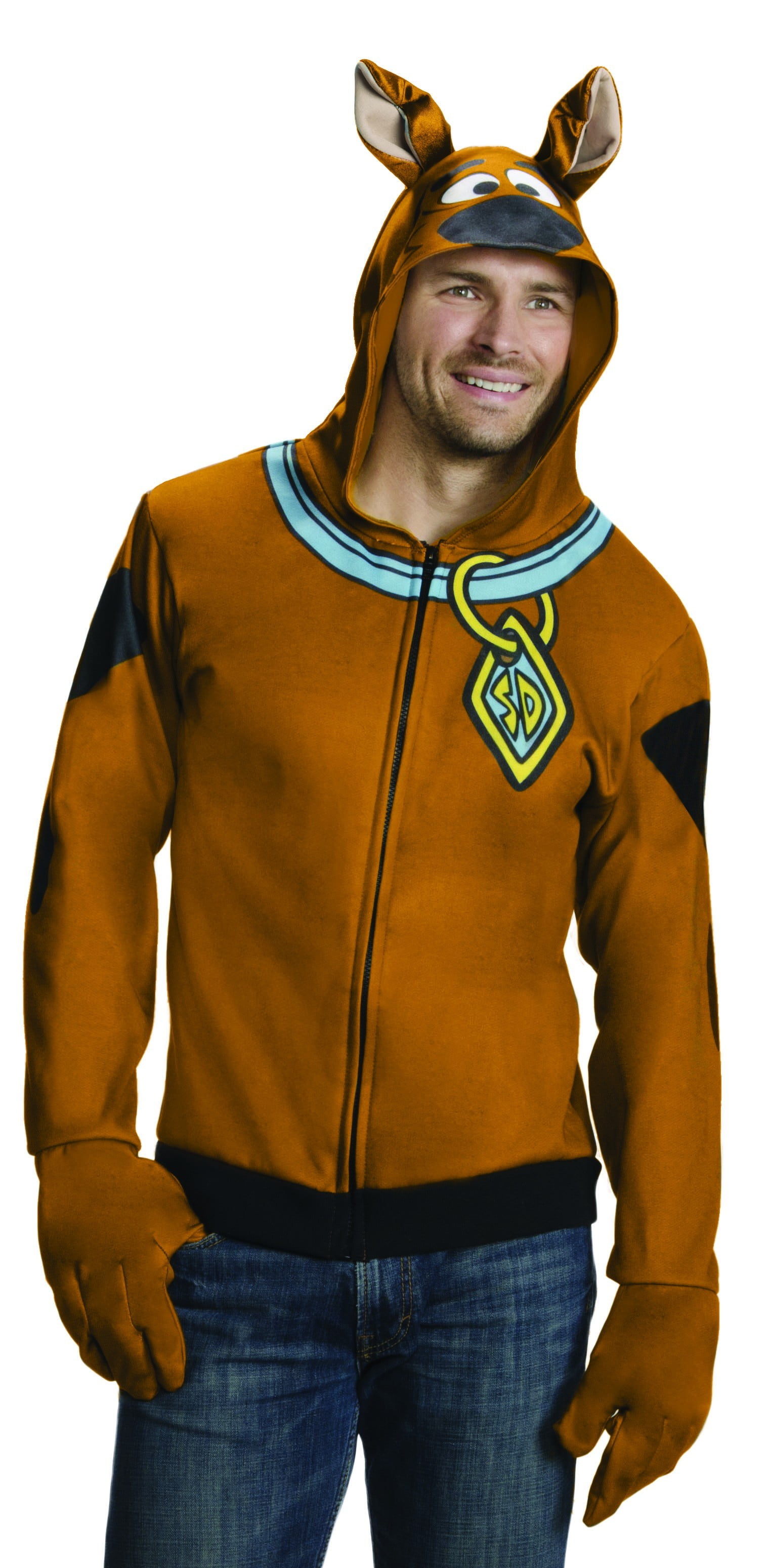 Scooby-Doo Adult Hoodie Costume Dog 