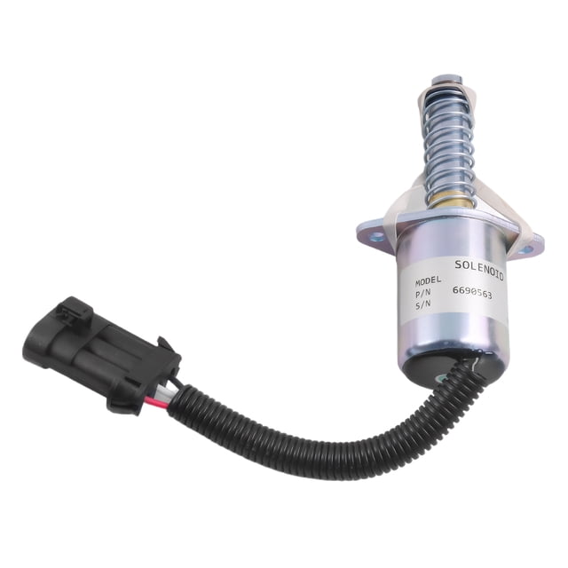 Riwesomey Solenoide de bloqueo de tracción de 12V 6681512 7136559 para Bobcat S150 S160 S185 753 763 código de pieza de parada 6681512 Vehículos, repuestos y accesorios Mis