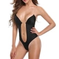 thumbnail image 1 of Traje de una pieza moldeador de cuerpo triangular con tirantes invisibles, ropa interior de una pieza, sujetador, corsé sexy sin espalda para mujeres de Europa y América, 1 of 5