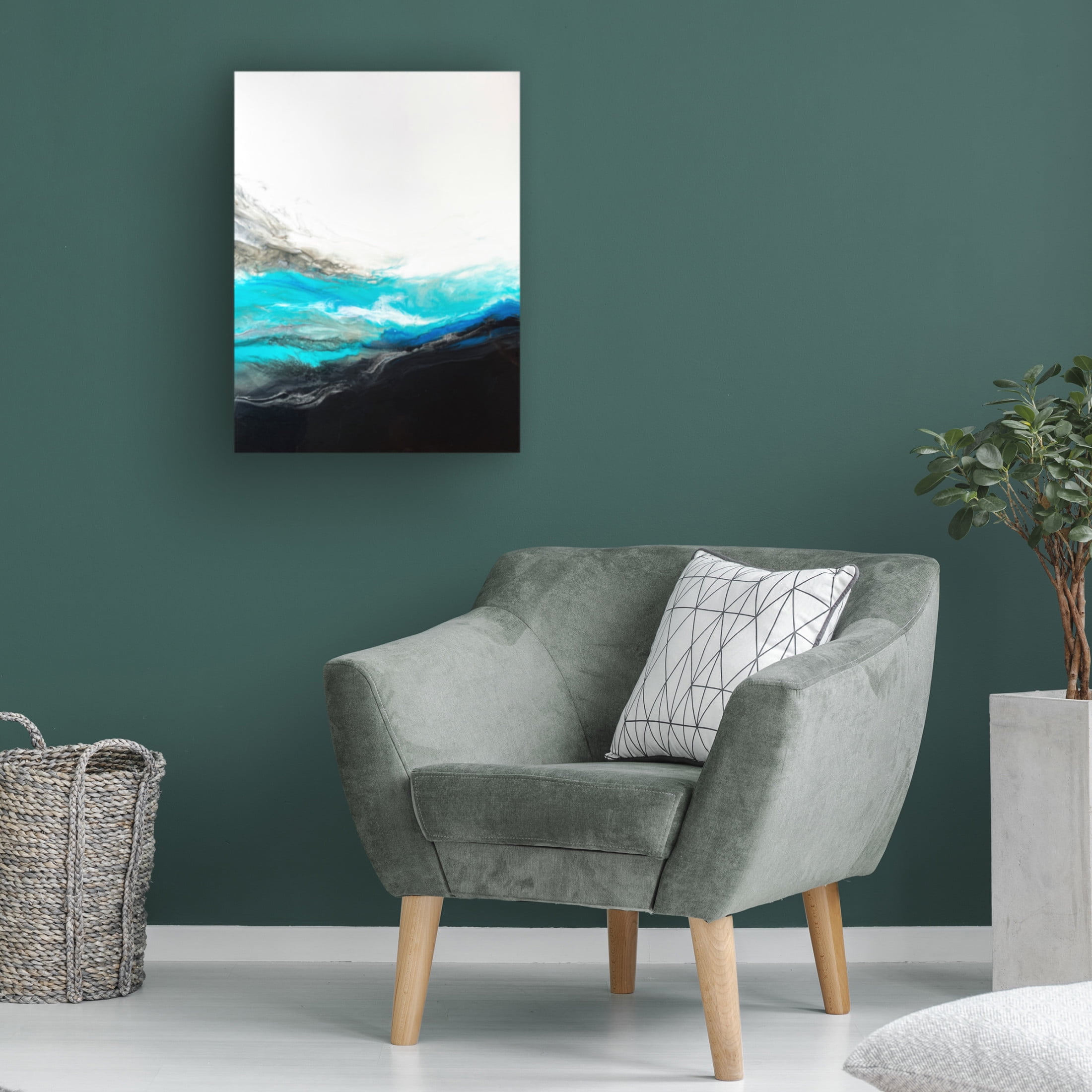 Trademark Fine Art Alyson Storms Resounding Wave Canvas Wall Art