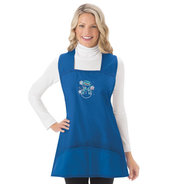Embroidered Festive Christmas Holiday Cobbler Aprons Perfect for