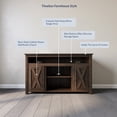 thumbnail image 3 of BELLEZE TV Stand Media Entertainment Center Console - Corin (Dark Walnut), 3 of 6