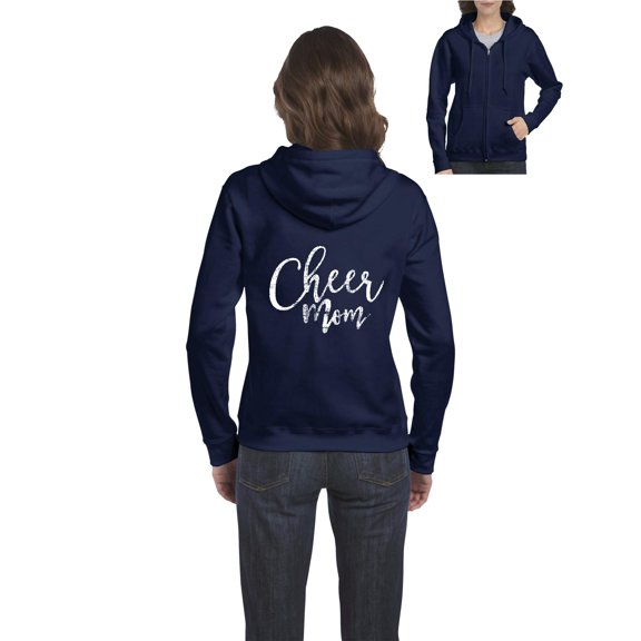 IWPF - Women's Sweatshirt Full-Zip Pullover - Cheer Mom