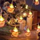 thumbnail image 1 of Cadena de luces LED de estrella de copo de nieve de Navidad, guirnalda de luces de hadas colgante para árbol de Navidad, adorno de decoración para el hogar, regalo de Año Nuevo, 2024, 1 of 4