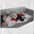 thumbnail image 6 of Poker Soft Flannel Fleece Throw Blanket, Playing Cards 4 Aces Illustration with Suit Motifs Casino Art Print, Cozy Plush for Indoor and Outdoor Use, 70" x 90", White Black and Scarlet, by Ambesonne, 6 of 6