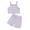 Purple, variant on Aojekbee Baby Girl Summer Outfits Cute Floral Print Sleeveless Cami Tops   Shorts Set Infant 2Pcs Clothes