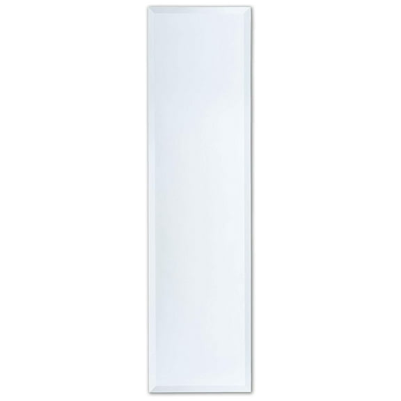 Better Bevel 12" x " Frameless Full-Length Rectangle Mirror | 1" Beveled Edge | Wall Mirror