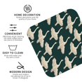 thumbnail image 4 of Honeii Flying Swans Print Leather Coaster Set of 6, Ideal for Safeguarding Your Furniture from Drinks Spills and Effortless Cleanup,Square, 4 of 6