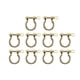 thumbnail image 2 of 10x hebillas de , grillete de cadena, llave Chian hecha a mano, aleación de Zinc, aro de Metal, bloqueo, anillos en D, grillete de arco para Oro, 2 of 8