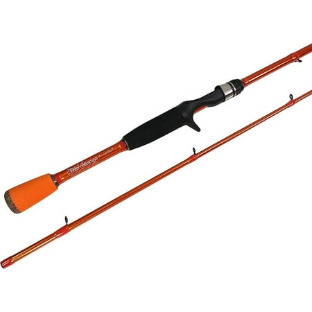 Carrot Stix Collapsible 2 Piece Casting Wild Wild Orange Semi Micro Guide Fishing Rod